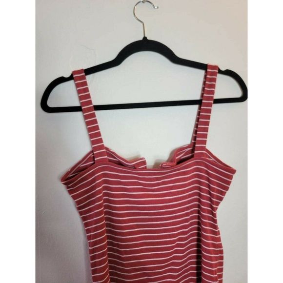 American Eagle Seriously Soft Red/ White Striped Tank - Picture 5 of 8